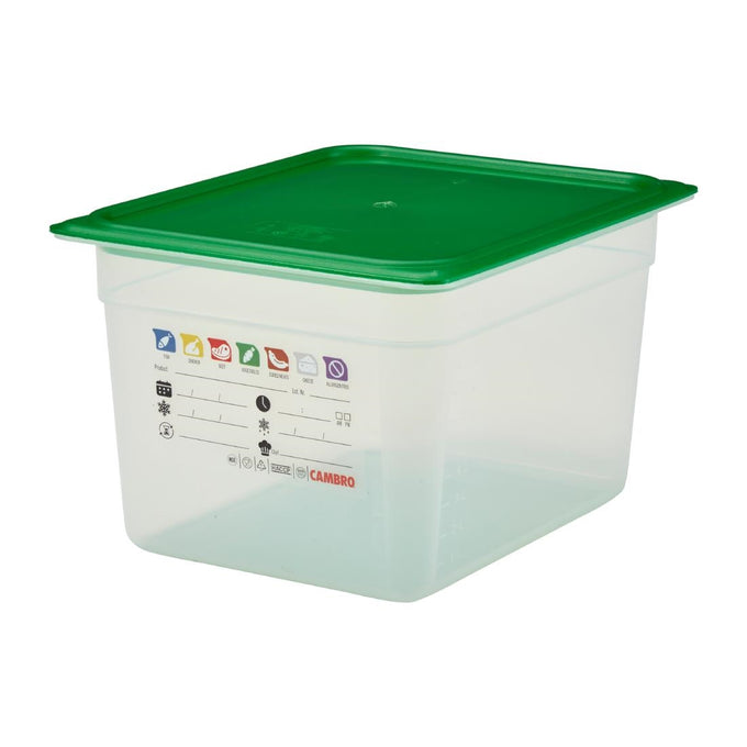 Bac en polypropylène Safetrak IML GN 1/2 200 mm - Cambro