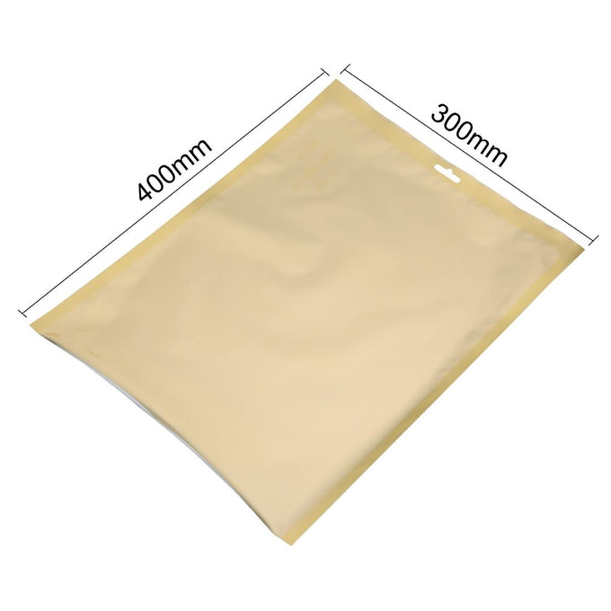 Sacs sous vide lisses dorés 300 × 400 mm (lot de 100) - Vogue