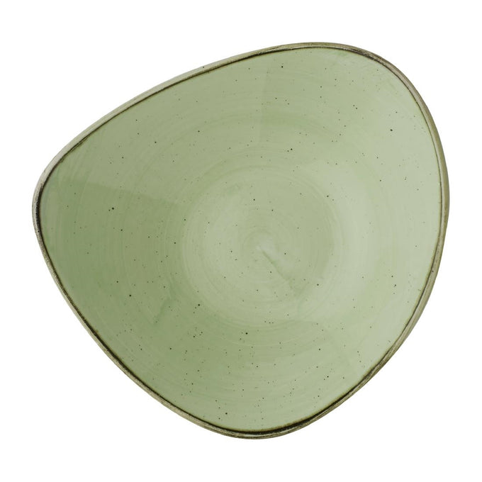 Bols triangulaires Stonecast Sage Green 235 mm (lot de 12) - Churchill
