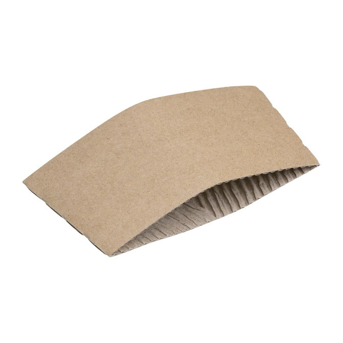 Bagues en carton ondulé pour gobelets 340 ml et 454 ml (lot de 1000) - Fiesta Recyclable