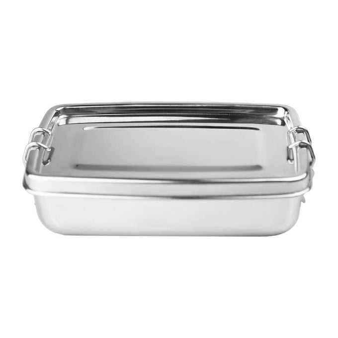 Récipient réutilisable en inox pour plats à emporter 180 × 120 mm - Fiesta