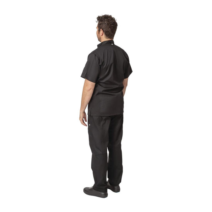 Veste de cuisine mixte Cool Vent Urban Springfield noire - Chef Works