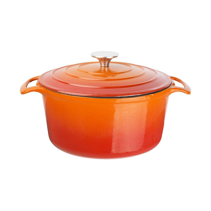 Grande cocotte ronde orange - 4 L - Vogue