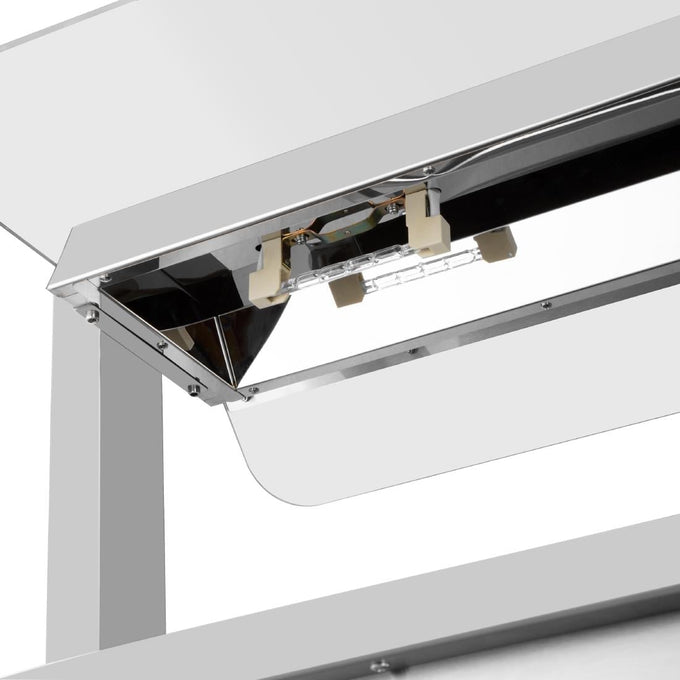 Buffet central mobile avec plaque chauffante 3 x GN 1/1 - Buffalo