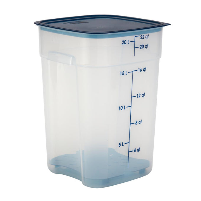 Boîte en polypropylène FreshPro CamSquare 20,8 L - Cambro
