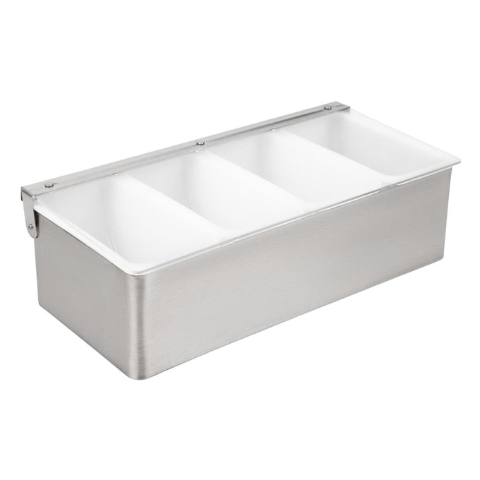 Boîte à compartiments en inox 4 × 568 ml - Beaumont
