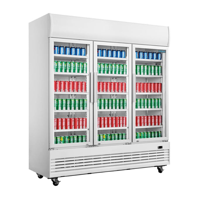 Vitrine réfrigérée positive 3 portes Série G - 1300 L - Polar