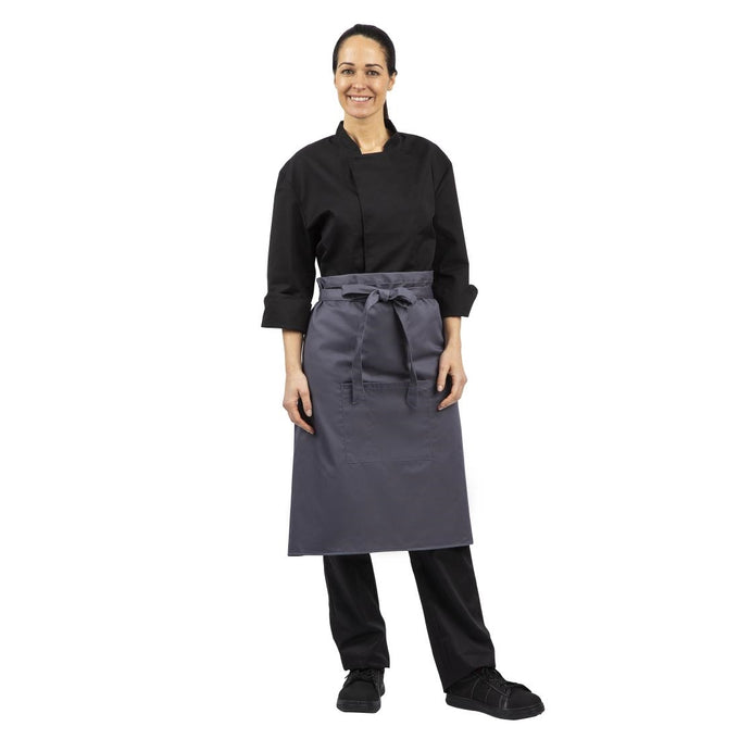 Tablier serveur gris anthracite - Whites Chefs Clothing