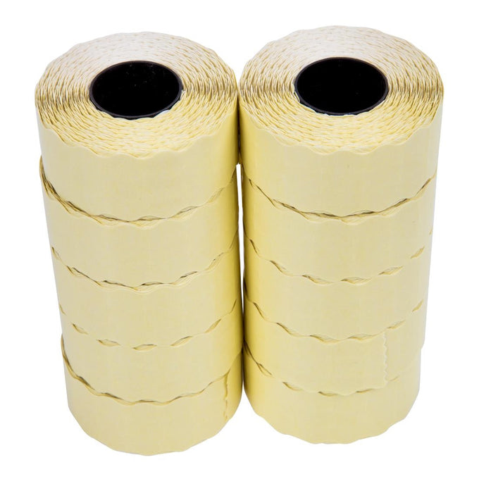 Étiquettes unies pour étiqueteuse (lot de 15 000)