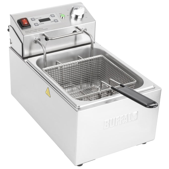 Friteuse électrique simple avec minuterie 5 L - Buffalo
