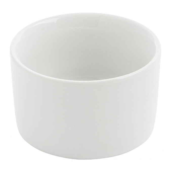 Ramequins contemporains Whiteware 80 mm (lot de 12) - Olympia