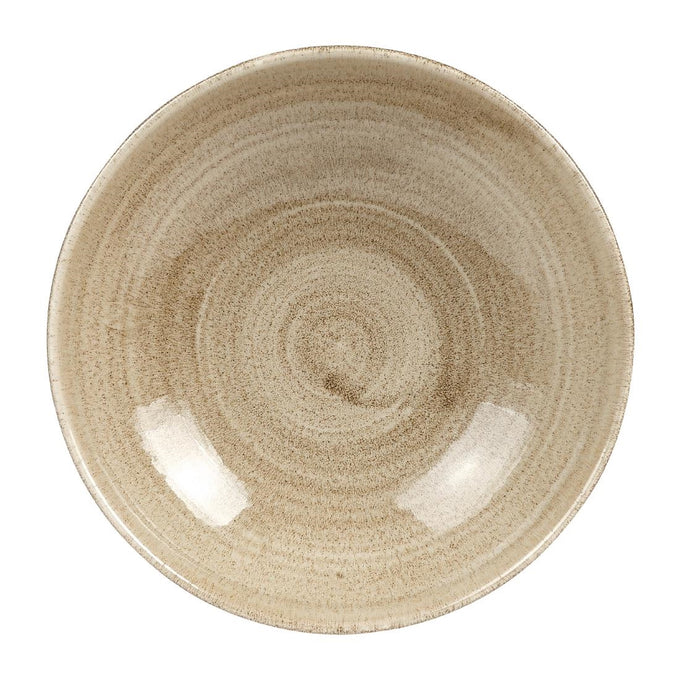 Assiettes rondes Stonecast Patina Antique Taupe 182 mm (lot de 7) - Churchill