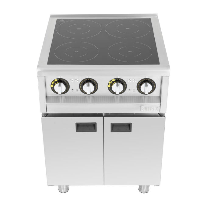 Plaque induction 4 zones sur meuble Série 600 2 × 3 kW - Buffalo