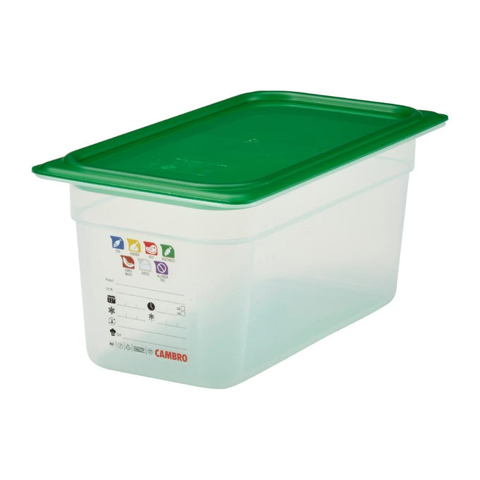 Bac en polypropylène Safetrak IML GN 1/3 150 mm - Cambro