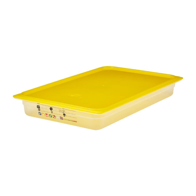 Bac en polypropylène Safetrak IML GN 1/1 65 mm - Cambro