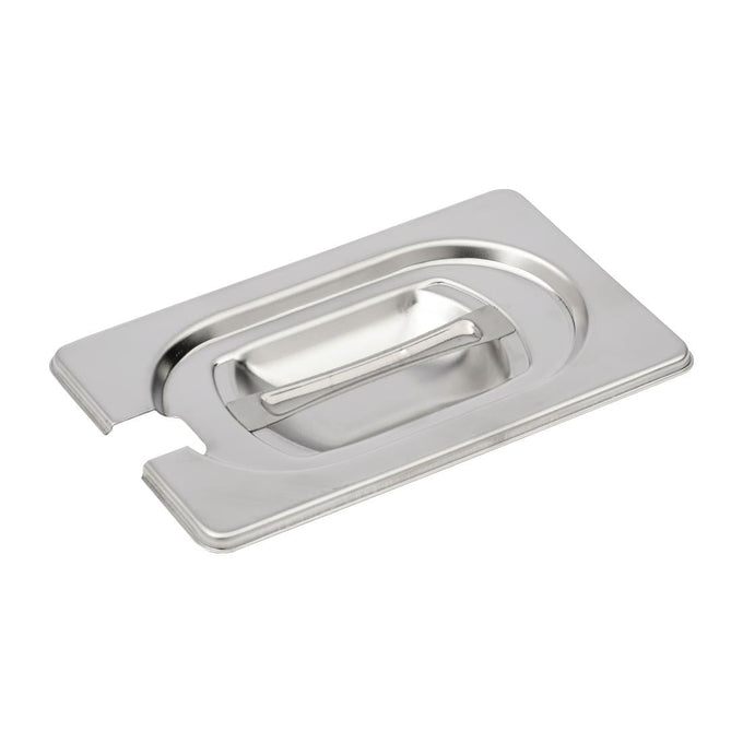Couvercle inox avec encoche GN 1/9 - Gastro M