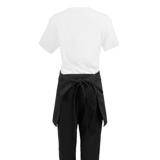 Tablier serveur court noir - Whites Chefs Clothing