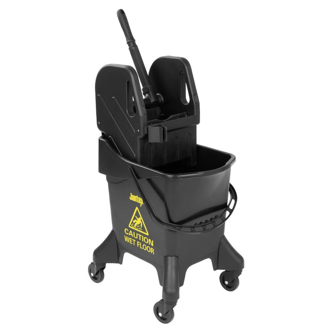 Seau essoreur haut 20 litres marquage jaune - Jantex