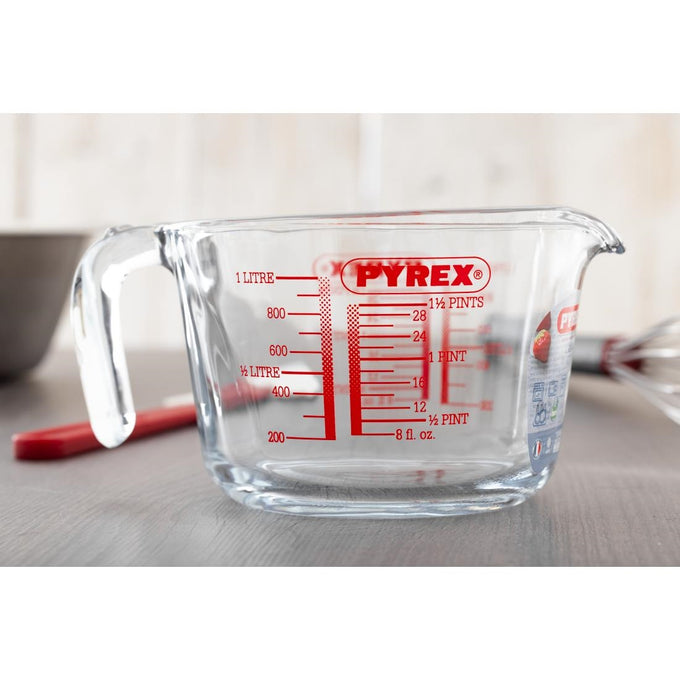 Mesure en verre graduée 1 L - Pyrex