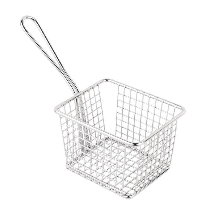 Grand panier carré de présentation avec manche long - Olympia