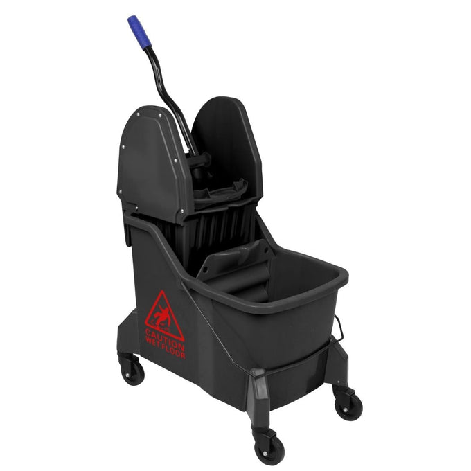 Seau essoreur deux compartiments rouge 30 L - Jantex