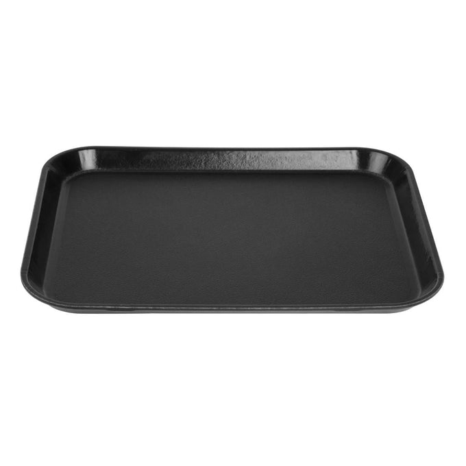 Plateau rectangulaire antidérapant en fibre de verre EpicTread noir 350 mm - Cambro