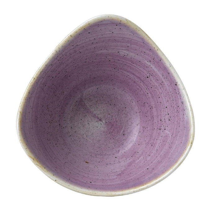 Bols triangulaires Stonecast Lavender Lotus 152 mm (lot de 12) - Churchill