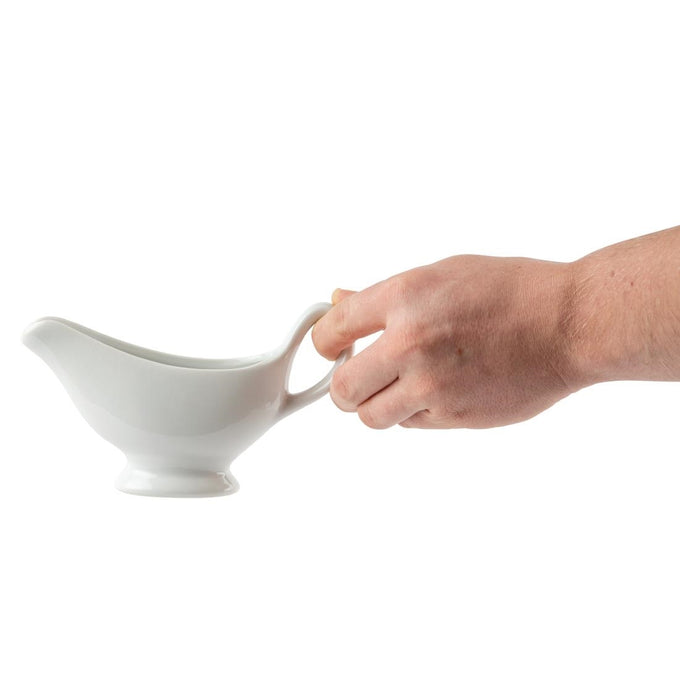Saucières blanches Whiteware 180 ml (lot de 6) - Olympia