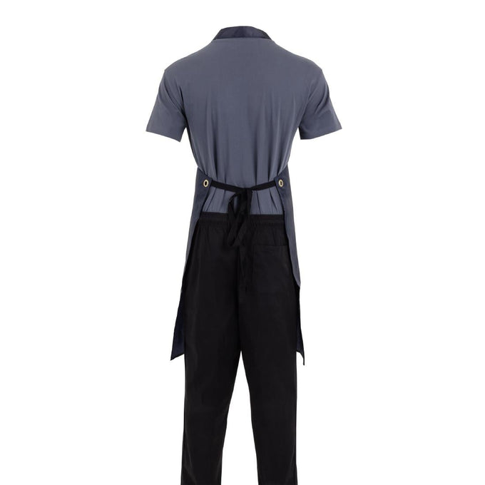 Tablier bavette déperlant bleu - Whites Chefs Clothing