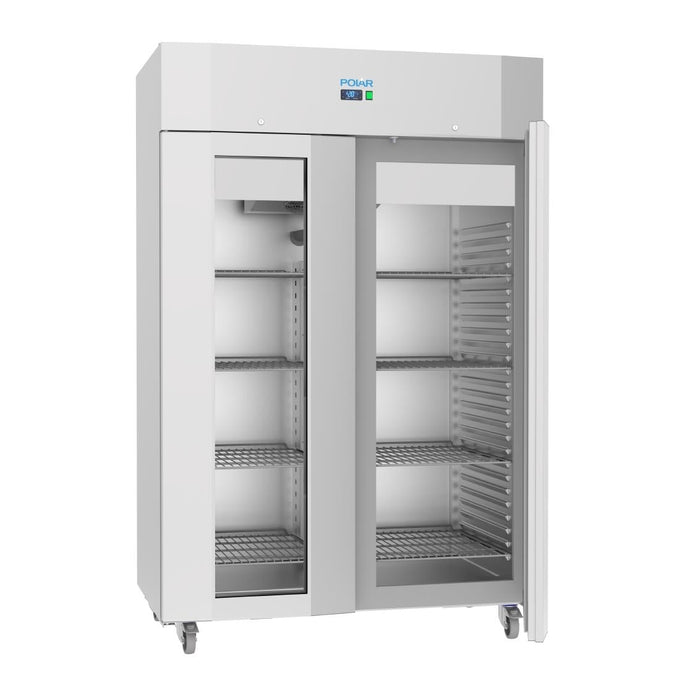Vitrine réfrigérée négative double porte économe en énergie Série U - 1400 L - Polar