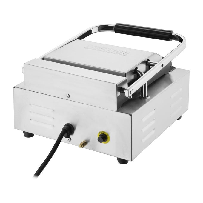 Grill panini - Gril de contact simple Bistro rainuré/rainuré - L 290 x P 395 x H 210 mm - Buffalo