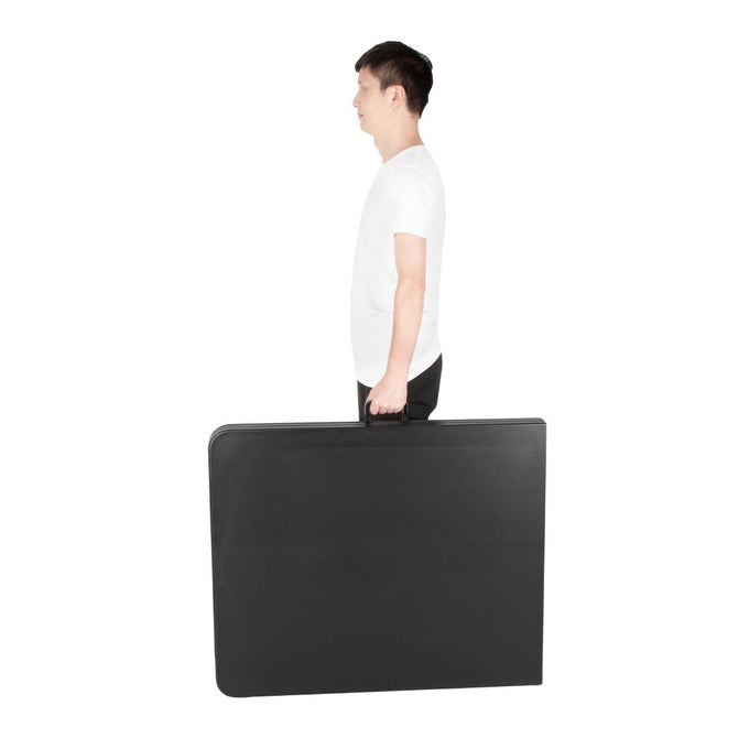 Table pliante rectangulaire noire 1,8 m - Bolero