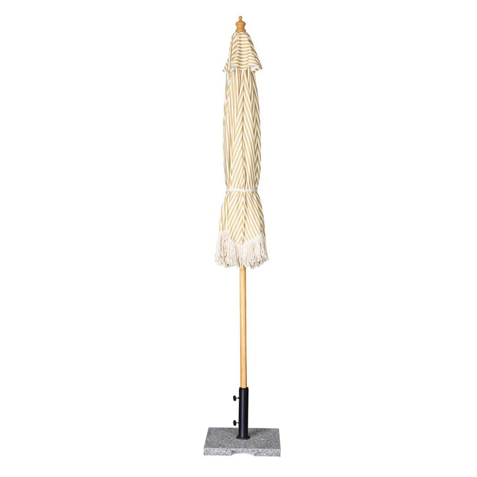 Parasol rond à rayures Sicile 2,5m - Bolero