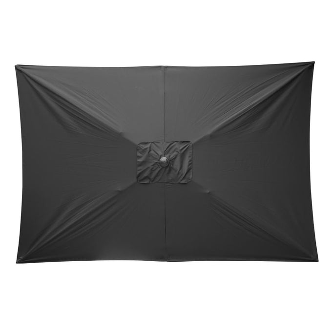 Parasol rectangulaire Seville 2 × 3m noir - Bolero