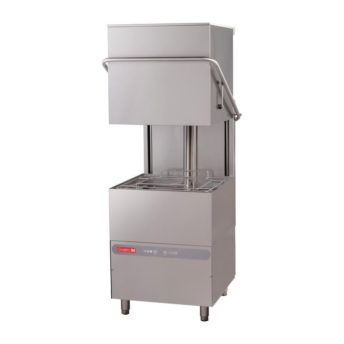 Lave-vaisselle à capot Maestro 50 × 50 400 V avec pompe de rinçage péristaltique et doseur détergent - Gastro M