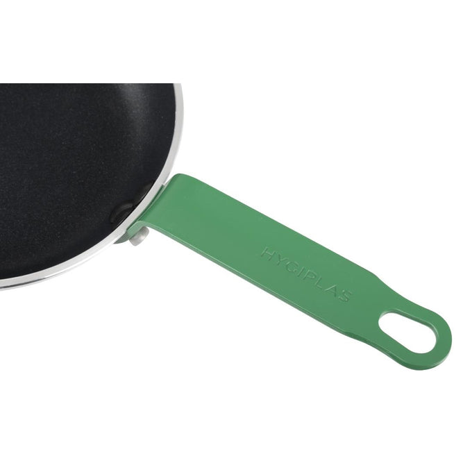 Poêle aluminium antiadhésive Teflon Platinum Plus avec manche vert 200 mm - Hygiplas