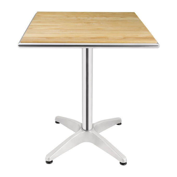 Table carrée en frêne 600 mm - Bolero
