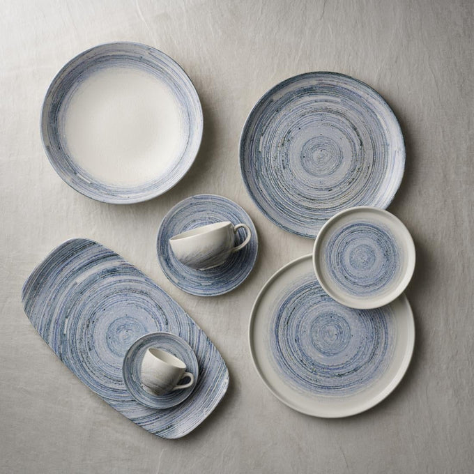 Assiettes rondes Elements Coast Evolve 165 mm (lot de 12) - Churchill