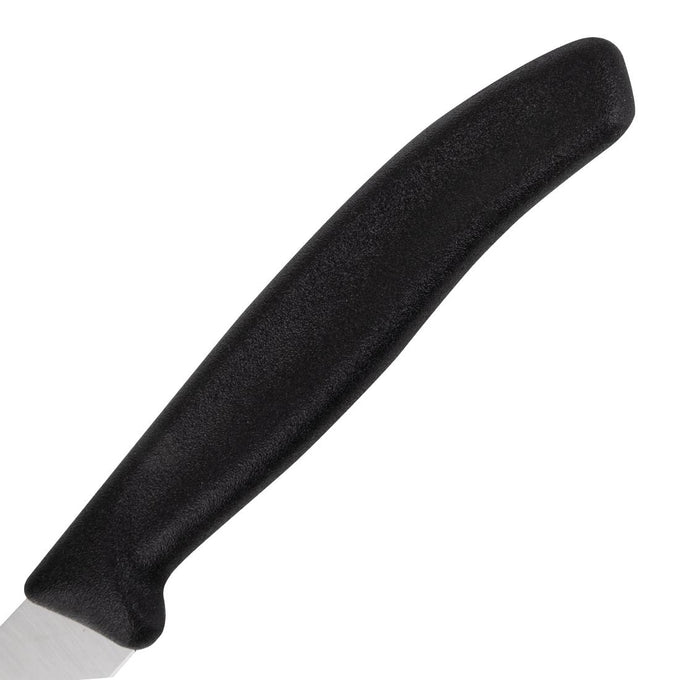 Couteau d'office pointu 10 cm noir - Victorinox