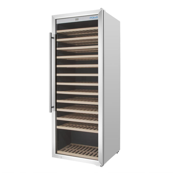 Cave à vin inox une zone Série G 118 bouteilles - 330 L - Polar