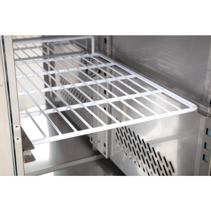 Soubassement réfrigéré positif GN 1/1 Série U 6 tiroirs - 317 L - Polar
