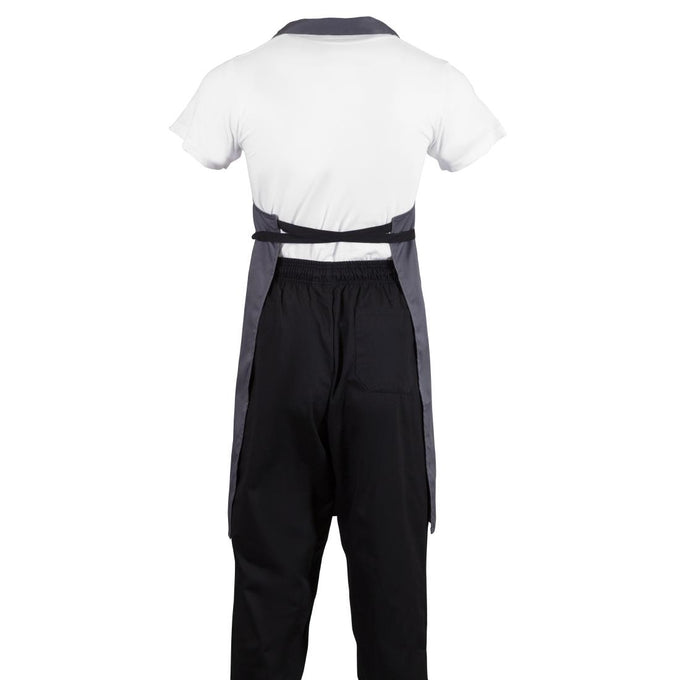 Tablier bavette anthracite - Whites Chefs Clothing
