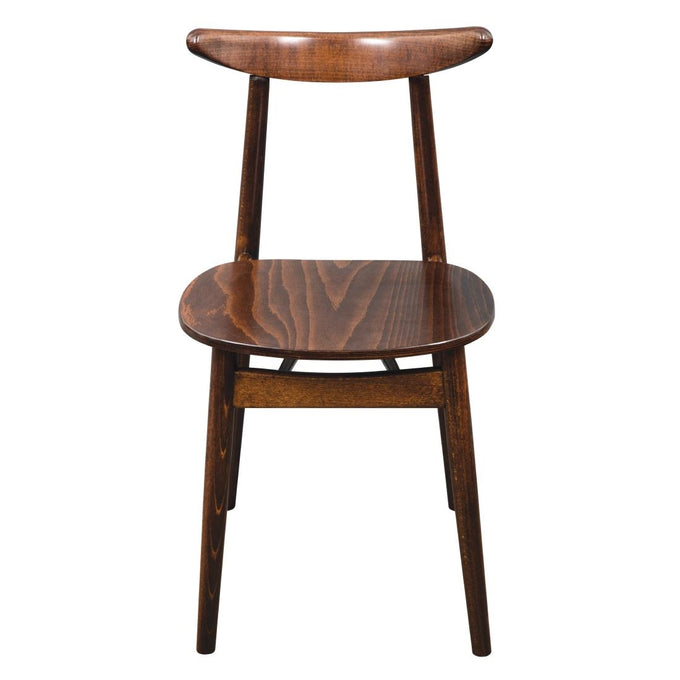 Chaises en bois courbé Cowhorn noyer naturel (lot de 2) - Fameg
