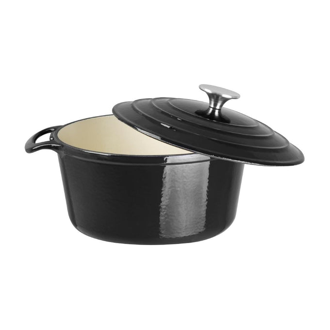 Cocotte ronde noire - 3,2 L - Vogue