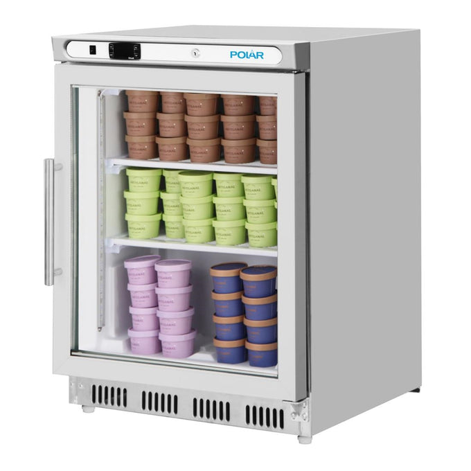 Vitrine réfrigérée négative de comptoir Série C inox 129 L - Polar
