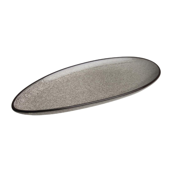 Assiettes feuille Mineral 305 mm (lot de 6) - Olympia