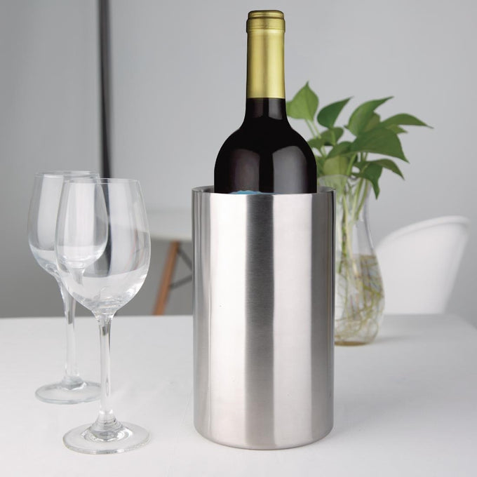 Rafraîchisseur double paroi inox brossé - 2 L - Olympia