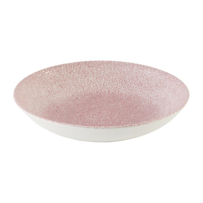Assiettes coupe ronde Studio Prints Raku Rose Quartz Pink 182 mm (lot de 12) - Churchill