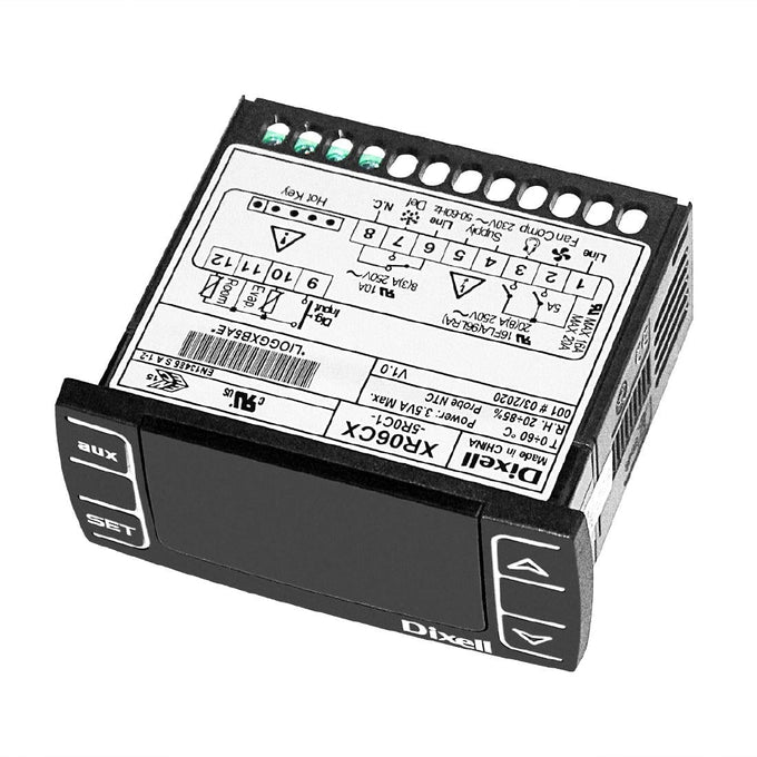 Contrôleur numérique Dixell réf. XR06CX pour table réfrigérée négative avec dosseret Série U 2 portes 282 L - Polar