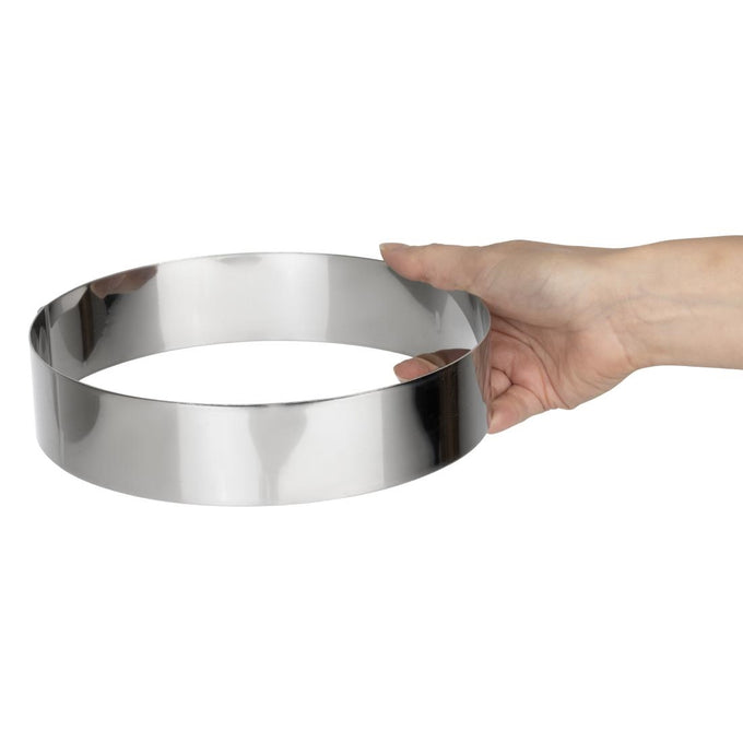 Cercle à mousse inox 200 × 45 mm - De Buyer